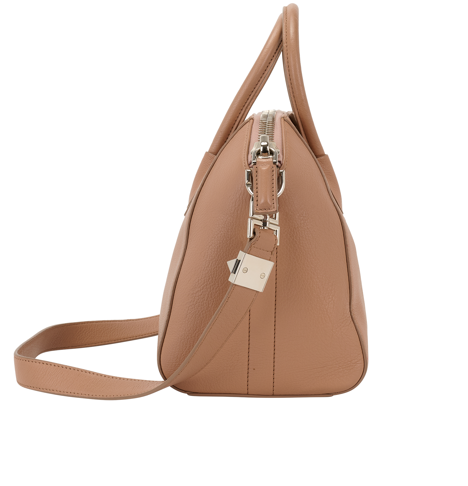 Small Antigona, &pound;550, Handbags, Pink, Leather, Side view